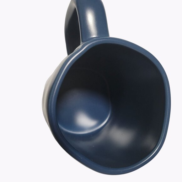 Rae Dunn Into the Wild Coffee Mug Ceramic Tea Cup Blue Camping Hiking Adventure - Picture 3 of 4